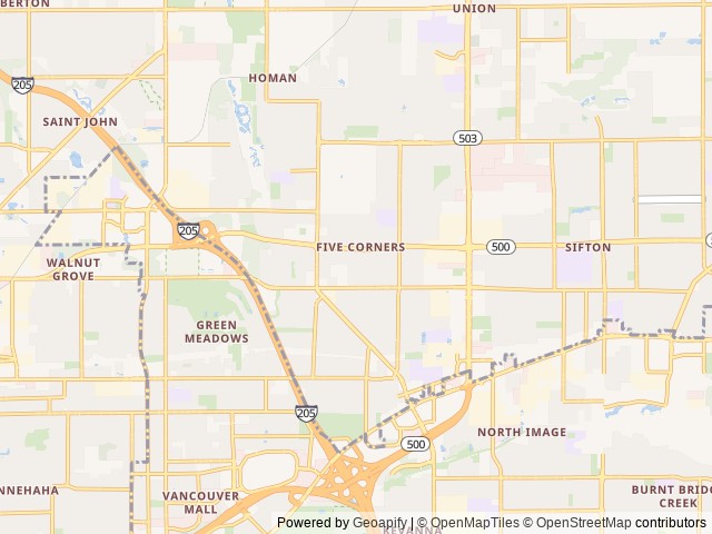 Map for Light & Easy Tow Bunkhouse offering Delivery! near Vancouver, WA