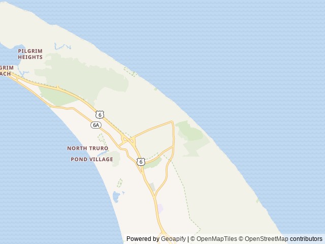 Map of Adventure Bound Cape Cod location at Truro, MA, United States