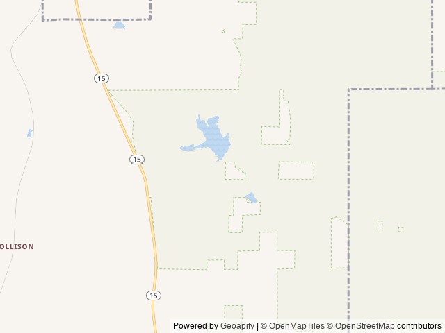Map of Choctaw Lake location at Ackerman, MS, United States