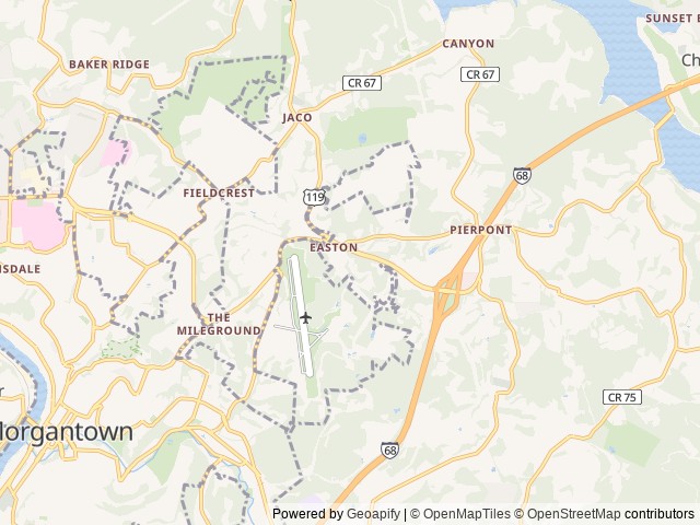 Map for 2022 Keystone RV Hideout 29DFS near Morgantown, PA