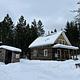 Swan Guard Cabin in the winter