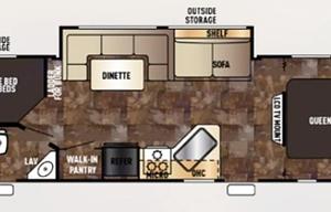 Forest River RV Cherokee Grey Wolf - Sleeps 9