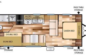 2016 Forest River RV Salem Cruise Lite 261BHXL