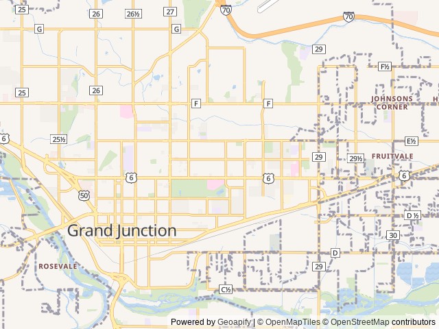 Map for Home away from home near Grand Junction, CO