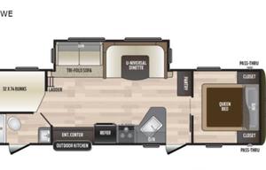 2022 Keystone RV Hideout 28BHSWE