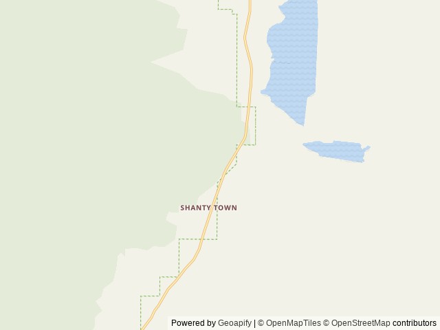 Map of South Ruby Campground location at Wells, NV, United States