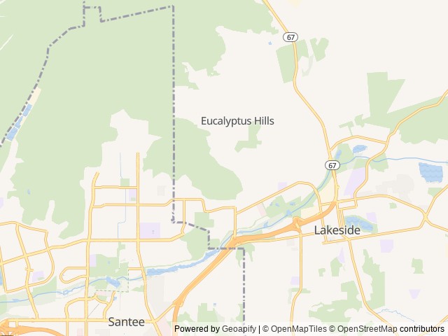 Map for 2021 Forest River RV Wildwood 27RE near Lakeside, CA