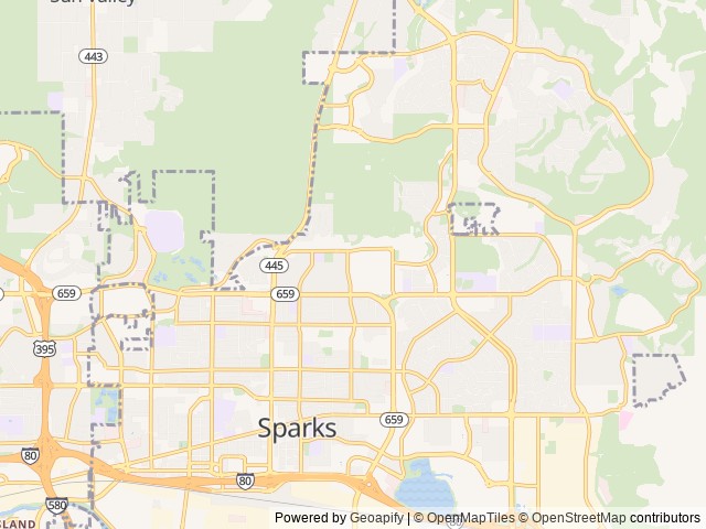Map for Big Chief near Sparks, NV