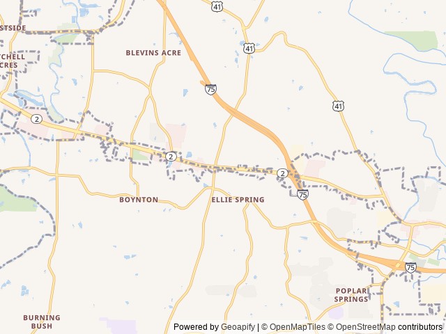 Map for Heartland Eddie Bauer 33FK near Ringgold, TN