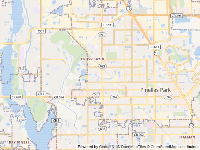 Map for 2016 Mallard M33 *2 AC’s*  Bunk House and Master near Pinellas Park, FL