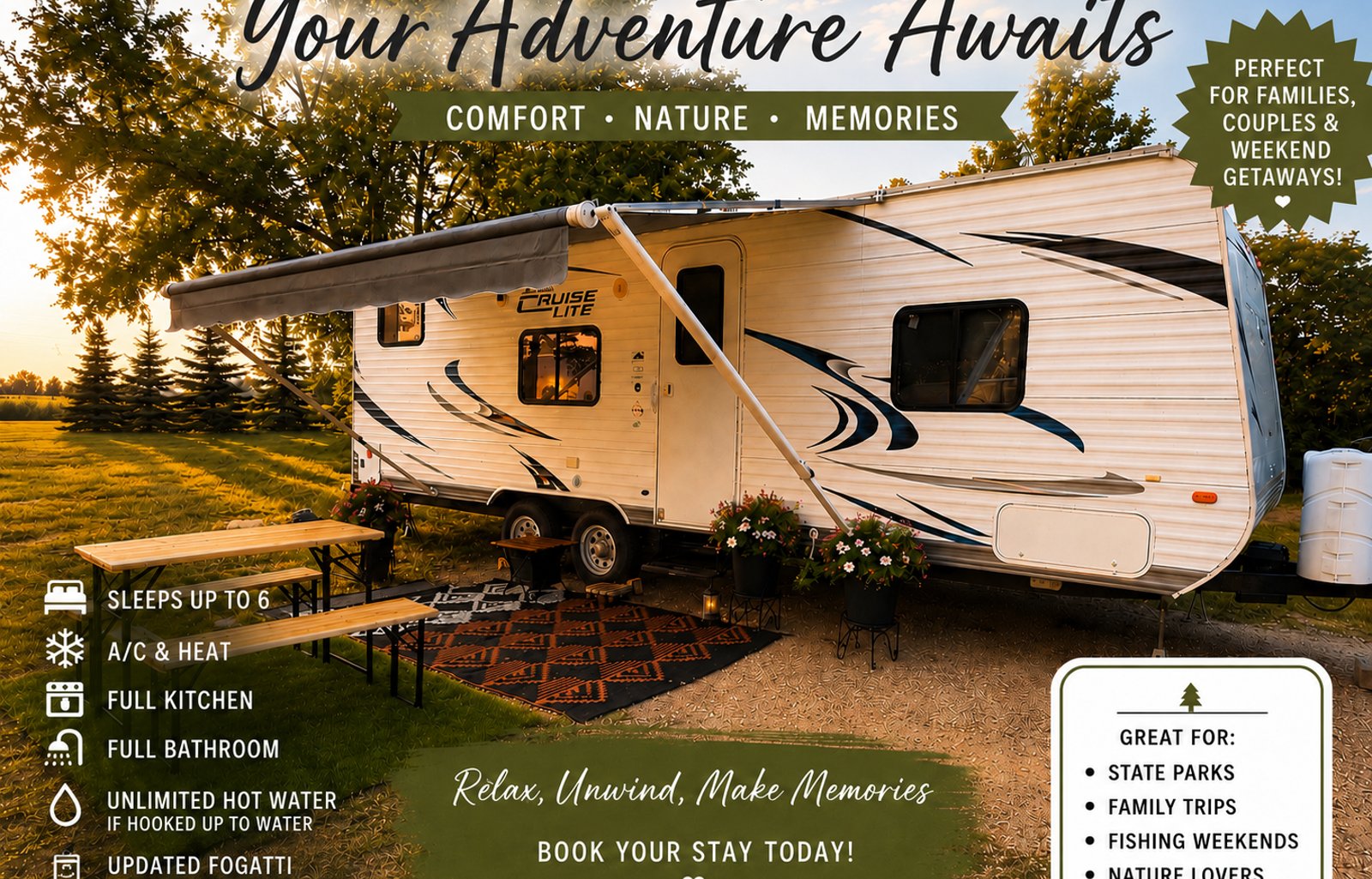 Forest Retreat Camper