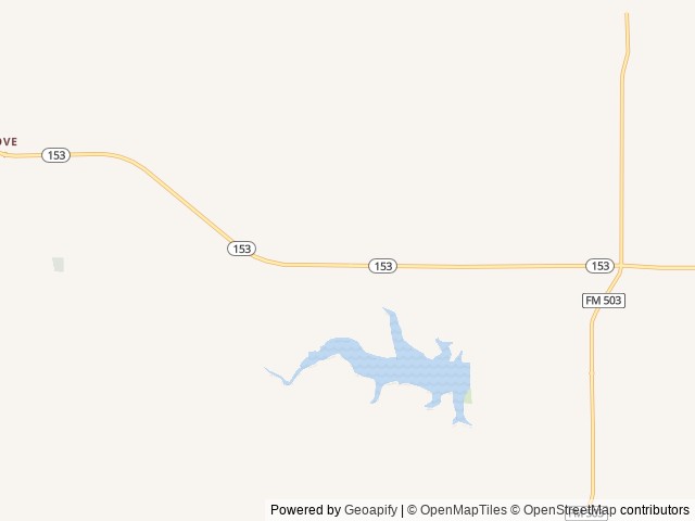 Map of Lakeside (TX) location at Coleman, TX, United States
