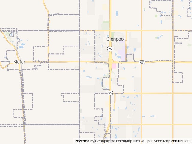 Map for 2022 BERKSHIRE 39A near Glenpool, OK