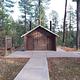 Sharp Creek Campground Loop Oak Vault Toilets with a Water Spigot to the right