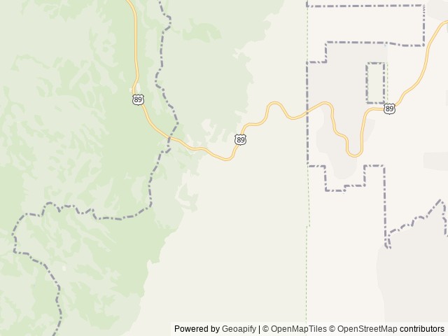 Map of Sunrise Campground location at Garden City, UT, United States