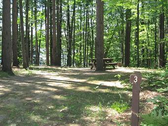 LITTLE BASS LAKE CAMPSITE 3
