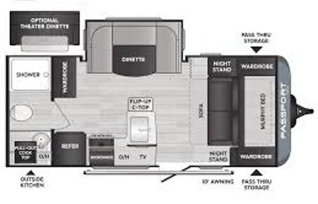 2022 Keystone RV Passport SL 189RB