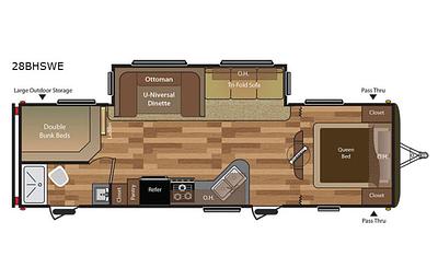 2017 Keystone RV Hideout 28BHSWE