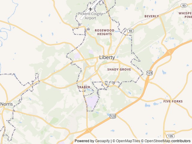 Map for Family-Friendly Prime Time Avenger – Sleeps 8 near Liberty, TN