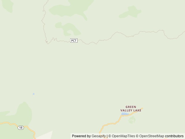 Map of Tent Peg Group location at Fawnskin, CA, United States