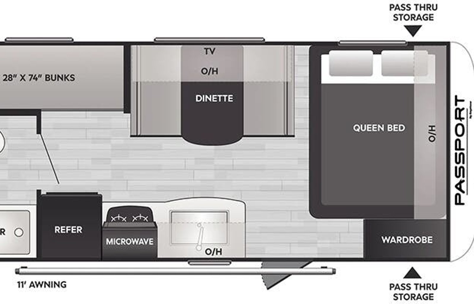 2024 Keystone RV Passport Mini 170BH