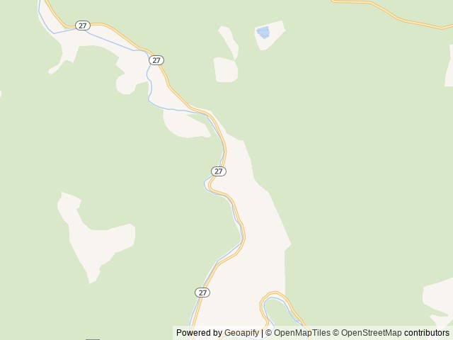 Map of Castle Rock Campground location at Prineville, OR, United States