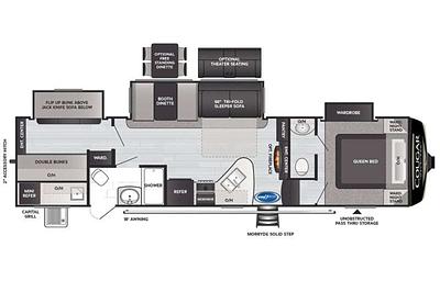 2021 Keystone RV Cougar Half-Ton Series 32BHS