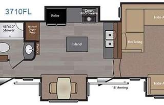 Kay-9 2016 Keystone RV Montana 3710 FL