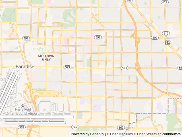 Map for Ultimate Road Trip in Coachmen Leprechaun 320DS near Las Vegas, NV