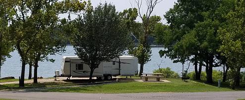 Campsite at Chicken Creek Park