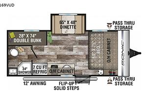 2020 Venture RV Sonic Lite 169VUD