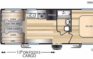 2018 Clean-Forest River RV Stealth FQ2313