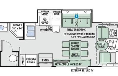 2017 Thor Motor Coach Miramar 34.4