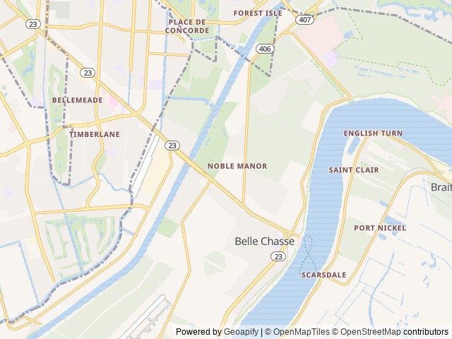 Map for 2019 Jayco Greyhawk 29MVP (Stationary rental) near Belle Chasse, LA