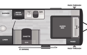 2025 keystone Colman 17R Travel Trailer.