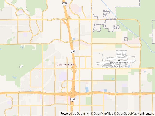 Map of Deserts Edge RV location at Phoenix, AZ, United States