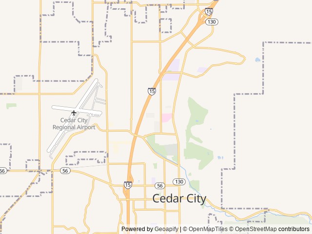 Map for Home Base!! near Cedar City, UT