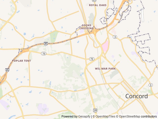 Map for The Adventure Hauler near Concord, NC