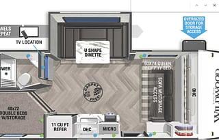 2022 Forest River RV Wildwood FSX 178BHSK
