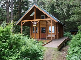 Front of Kadake Bay Cabin