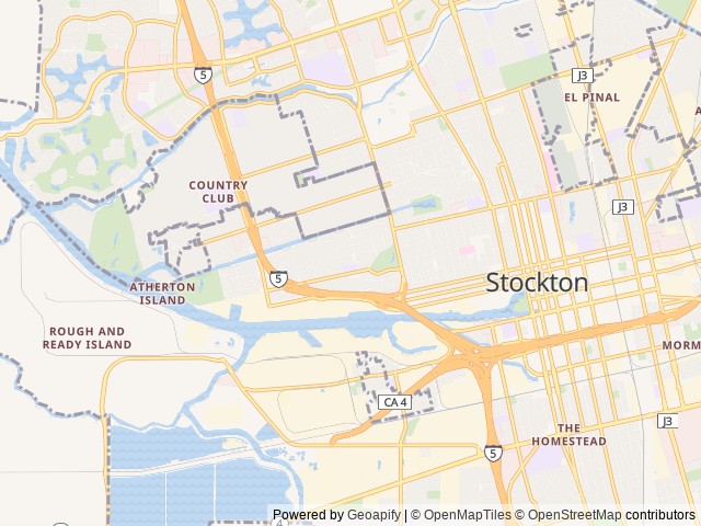 Map for 2017 Thor Motor Coach RB near Stockton, CA
