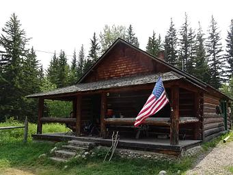 West Boulder Cabin Porch