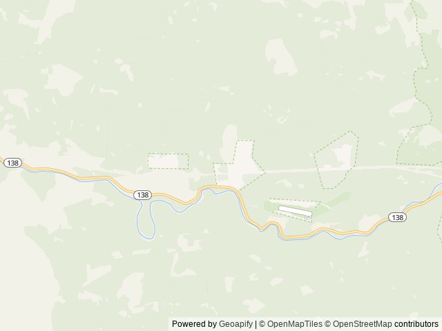 Map of Umpqua's Last Resort location at Idleyld Park, OR, United States