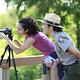 Birding at the Great Marsh in Indiana Dunes National Park.