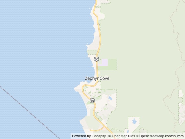Map of Zephyr Cove RV & Campground location at Zephyr Cove, NV, United States