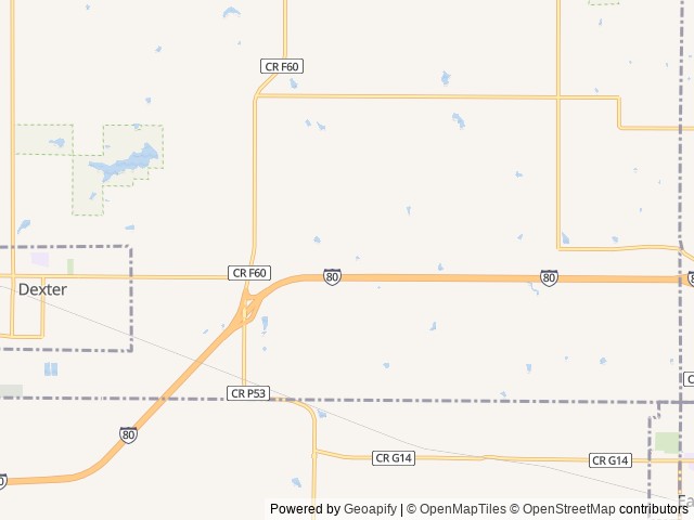 Map for 2012 White Hawk 26DSRB near Earlham, IA