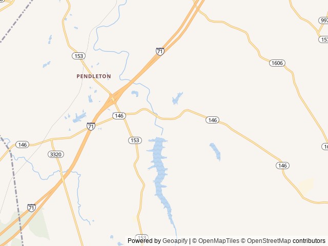 Map of Lake Jericho Recreation & RV Park location at Smithfield, KY, United States