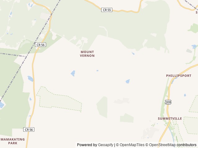 Map of Catskill RV Resort location at Village Of Wurtsboro, NY, United States