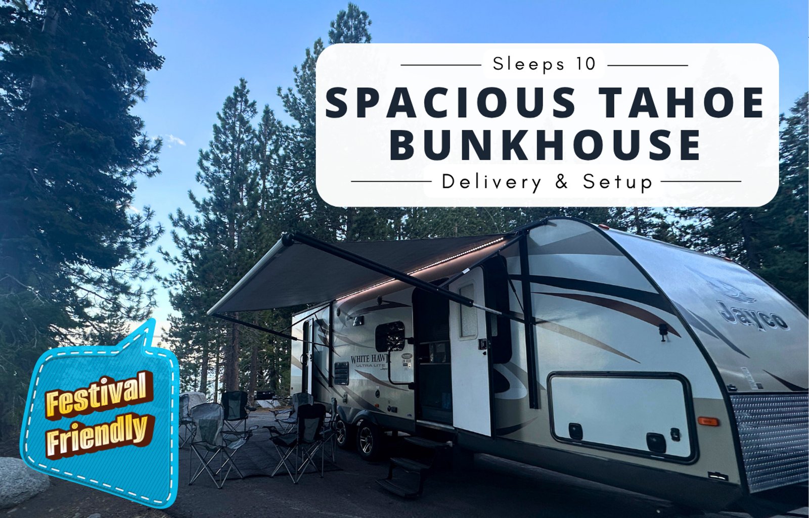 Spacious Tahoe Bunkhouse *Festival-Friendly