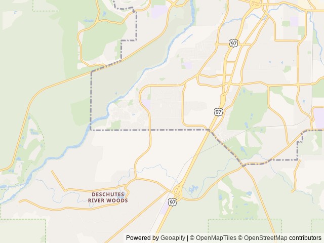 Map for 2019 21 ft Winnebago with Bunks! near Bend, OR